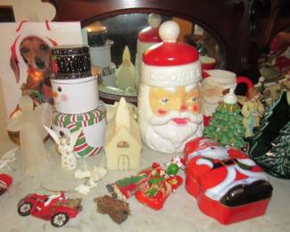 Vintage Santa Cookie Jar