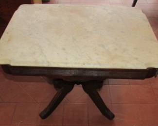 Marble Top Lamp Table
