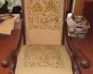 Needlepoint Arm Chair