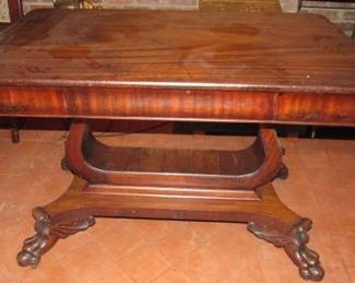 Super Nice Library Table w/Claw Feet