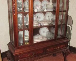 China Cabinet w/Claw Feet