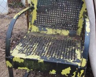 Metal Yard Chair