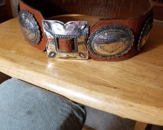 Silver concho belt