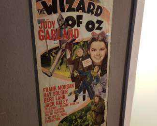 Wizard of Oz poster from the 1939 movie.
