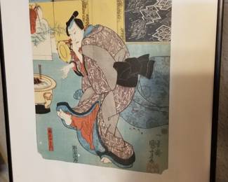 Japanese woodblock print from 1840's.
