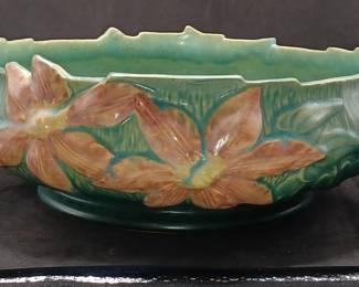 huge13 inches wide -  Roseville pottery console bowl 