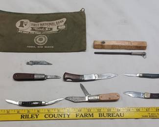 old pocket knife collection