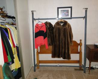 We do have lots of great women's clothing items as well, and a bed frame and headboard too