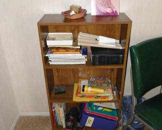 Bookcase and books too