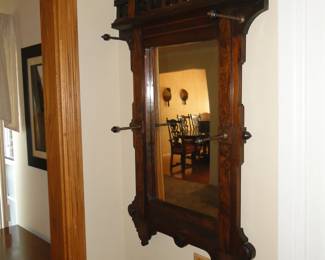 Mirror and Coat Rack, it does double duty