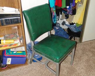 Steelcase green chair