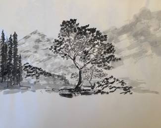Monochromatic Watercolor