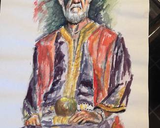 A portrait of the King