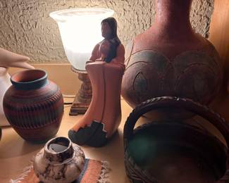 Southwest pottery and decor