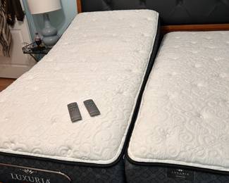 king size split mattress, dual control, head and foot