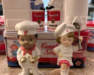 Campbell's soup salt and pepper collectibles