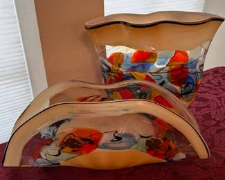 VIZ glass, large art glass