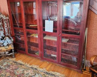 Antique cherry bookcase: $200. Available for pre-sale