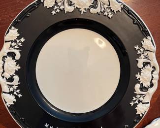 Lovely Black & White Luncheon Plates