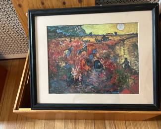 The Red Vineyard PrintVan Gogh