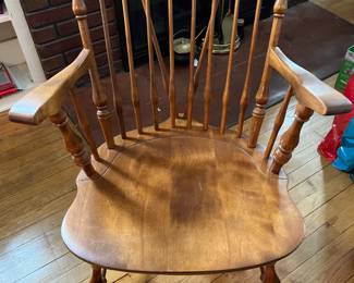 Vintage Windsor Back Maple Chair