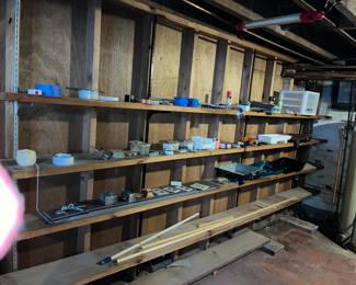 Shelves of Tools, Parts & Odds & Ends
