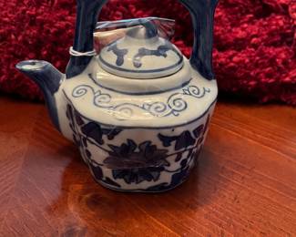 Delft Pottery Style Teapot