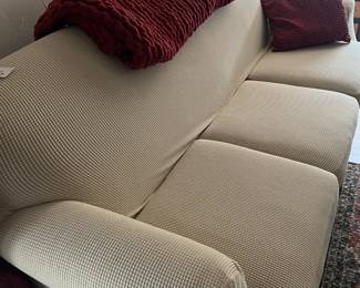 Overstuffed Sofa in the Family Room