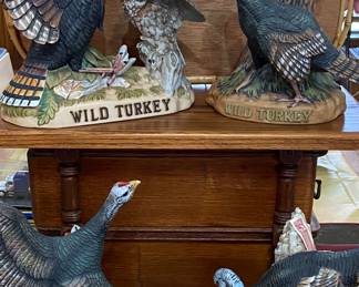 Wild Turkey whiskey decanters
