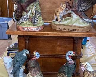 Wild Turkey whiskey decanters