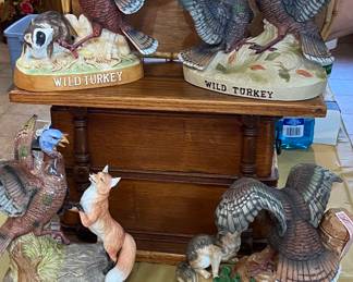 Wild Turkey whiskey decanters