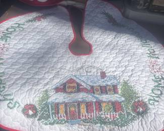 Lots of embroidered pieces 