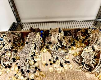 Yards of rich tassel trim