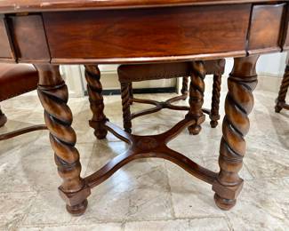 Barley twist legs table base