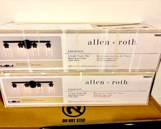 New in box light fixtures