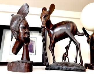 African wood carvings