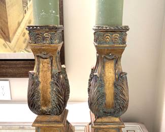 Variety of candle holders