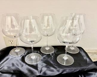 (6)   Riedel wine glasses
