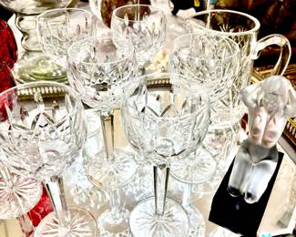Waterford wine goblets