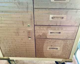 2 of 2 Metal Storage Cabinet