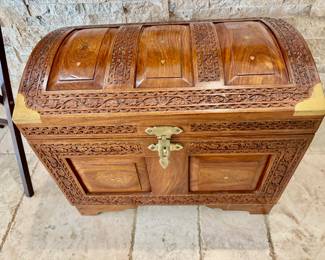 Smaller brass inlay trunk