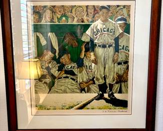 Signed and numbered Norman Rockwell