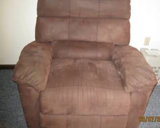ULTRA SUEDE RECLINER