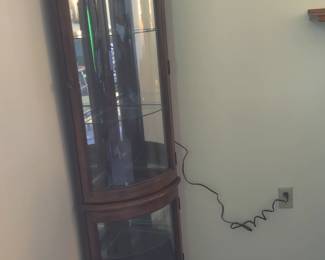 LIGHTED CORNER CURIO $50
