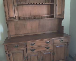 YOUNG REPUBLIC EARLY AMERICAN BUFFET AND HUTCH $100