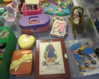 Polly Pocket and other toys