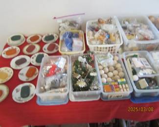 Boxes of Craft Supplies