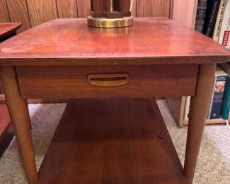 pair of Lane MCM end tables