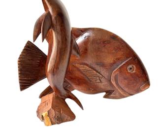Carved Wooden Fish
