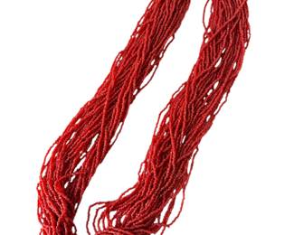 Coral Beaded Necklace